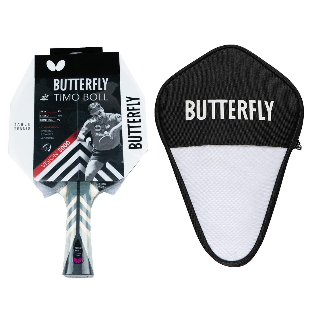 Butterfly® Timo Boll Vision 3000 Tischtennisschläger | Tischtennis Racket Bat TT Profi Wettkampfschl