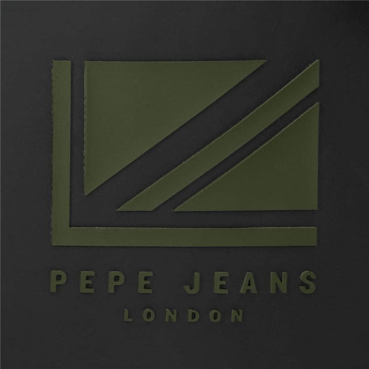 Pepe Jeans Bromley LDN Umhängetasche, mittelgross, Grün, 17 x 22 x 8 cm, Polyester mit Details aus K