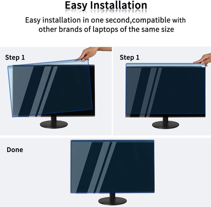 PaceBid Hängend Anti-Blaulichtfilter für 20-22 Zoll Computer/Monitore, Anti Eye Strain, Blockiert Üb