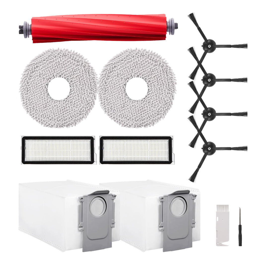 Qrevo S Zubehör Ersatz für Roborock Qrevo S, Qrevo Pro Set, Qrevo MaxV Saugroboter, Ersatzteile, 1 H