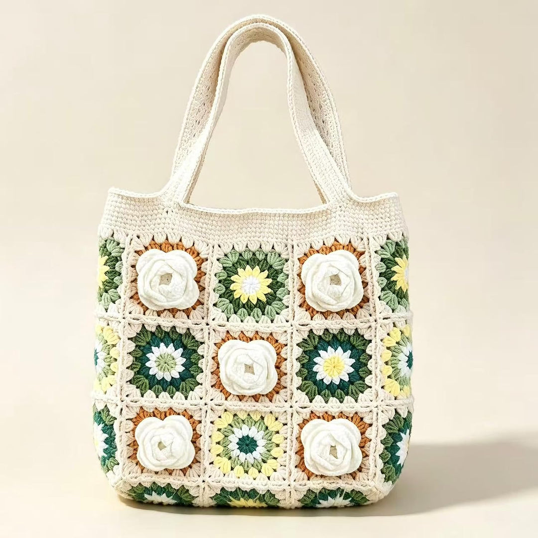 Snovire Häkeltasche Set für Anfänger, Komplettes Häkel Set zum Taschen Häkeln, Wolle für Taschen Häk