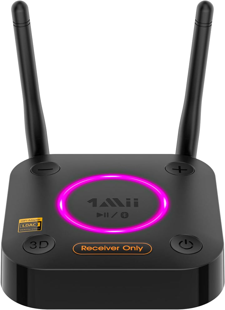 B06Ultra Bluetooth 5.2 Empfänger für LDAC Hi-Res Audio, HiFi Bluetooth Audio Adapter mit Audiophile