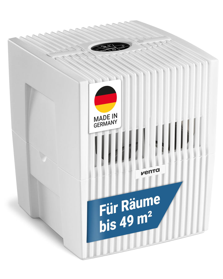 VENTA COMFORTPlus COMFORT Plus LW25 Luftbefeuchter, 8 W, Brillanweiss, bis 45 qm Brillanweiss bis 45