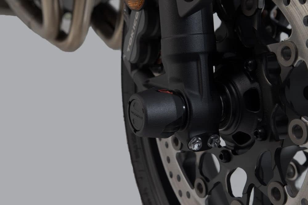 SW-Motech Sturzpad-Kit für Vorderachse - Schwarz. Honda CB1000R (18-).