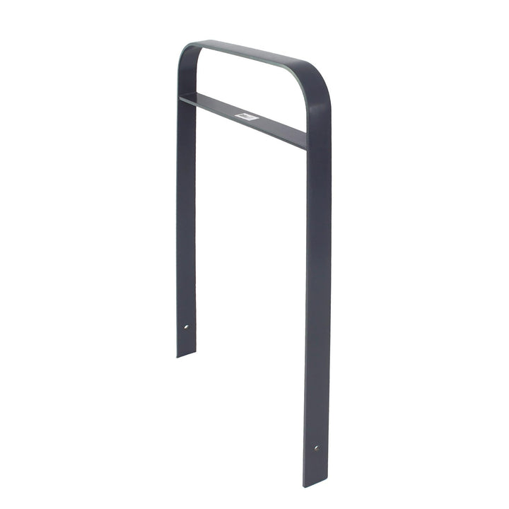 TRUTZHOLM Fahrrad Anlehnbügel zum Einbetonieren aus Flachstahl mit Knierohr 760 mm breit