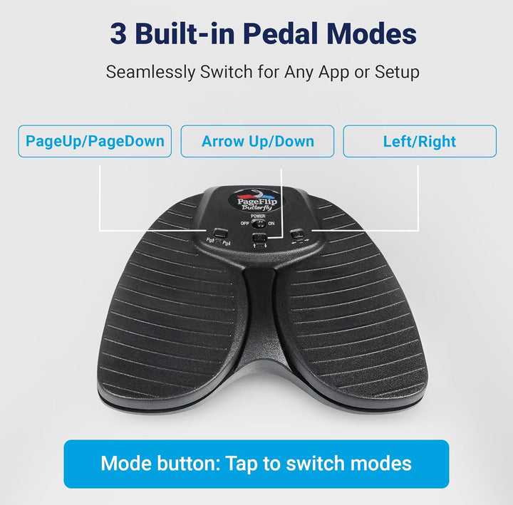 PAGEFLIP Butterfly Bluetooth Pedal zum Umblättern