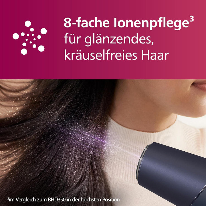 Philips 5000 Series Haartrockner – Föhn mit ThermoShield Technologie, Volumendiffusor und 9 mm und 1
