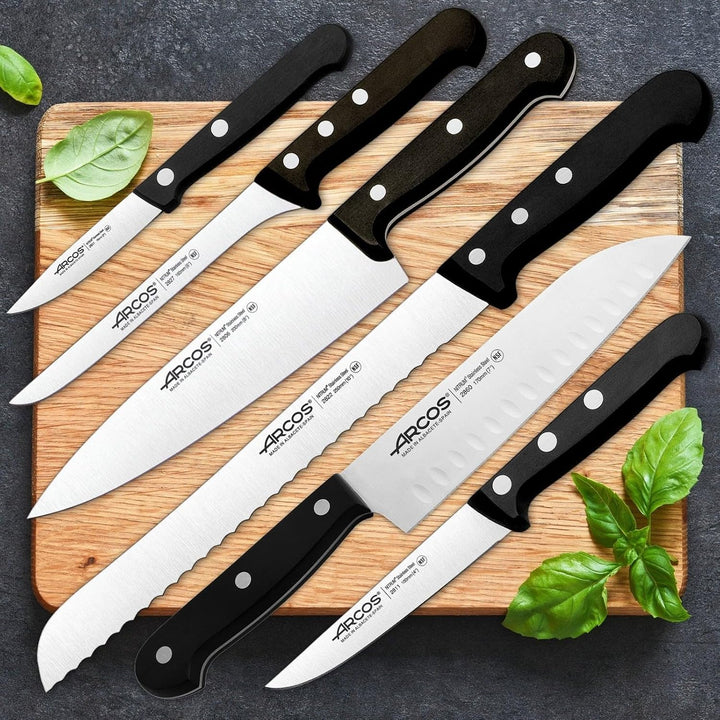 Arcos Serie Universal - Küchenmesser-Set Ham Küchenmesser-Set 2 Stück (1 Knife + 1 Wetzstahl) - Klin