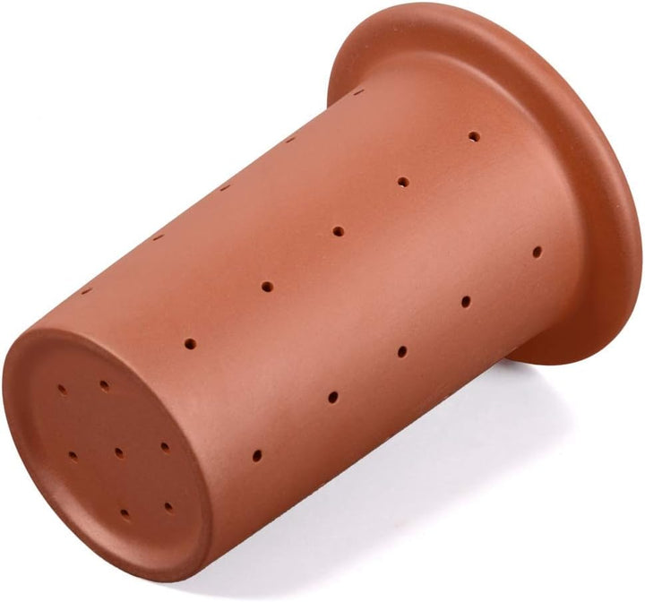 Ton Teekanne Tenno 1,1 Liter mit Tonsieb und Bambushenkel. Handgefertigt, Original Aricola®