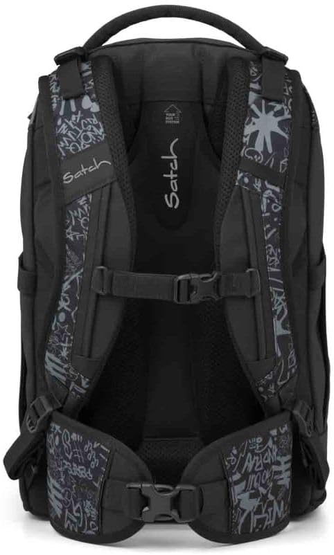 Satch Pack Schulrucksack Set 2tlg. inkl. Schlamperbox (Street Ink), Street Ink