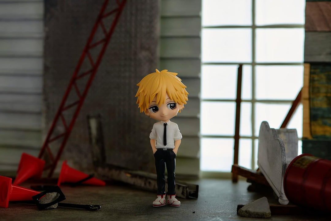 BANPRESTO Figur Q Posket Denji Chainsaw Man BPBP88092, Mehrfarbig