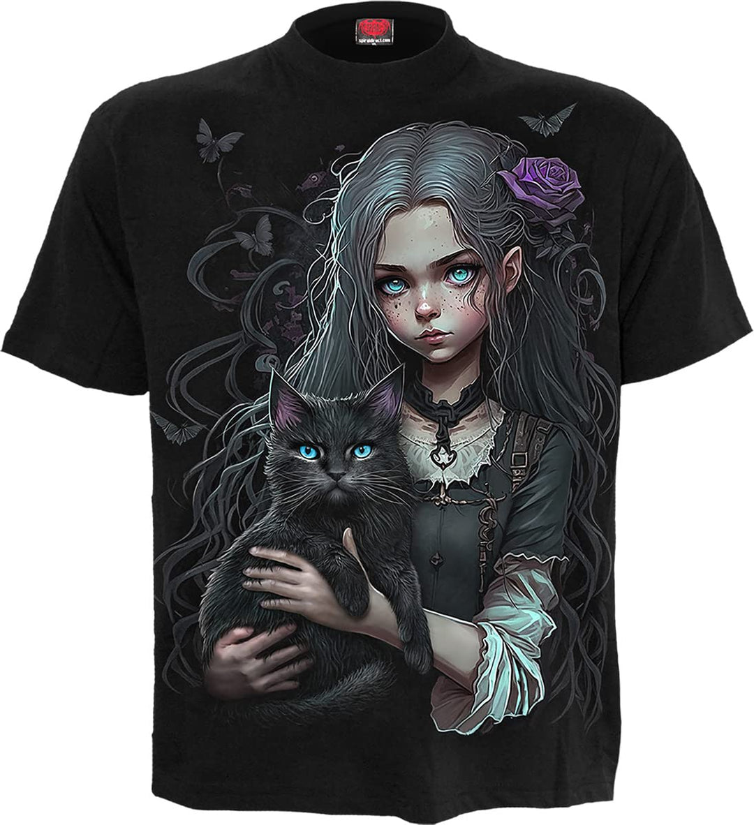 Spiral Midnight Blues Männer T-Shirt schwarz Basics, Horror, Rockwear, Totenköpfe XL Schwarz, XL Sch