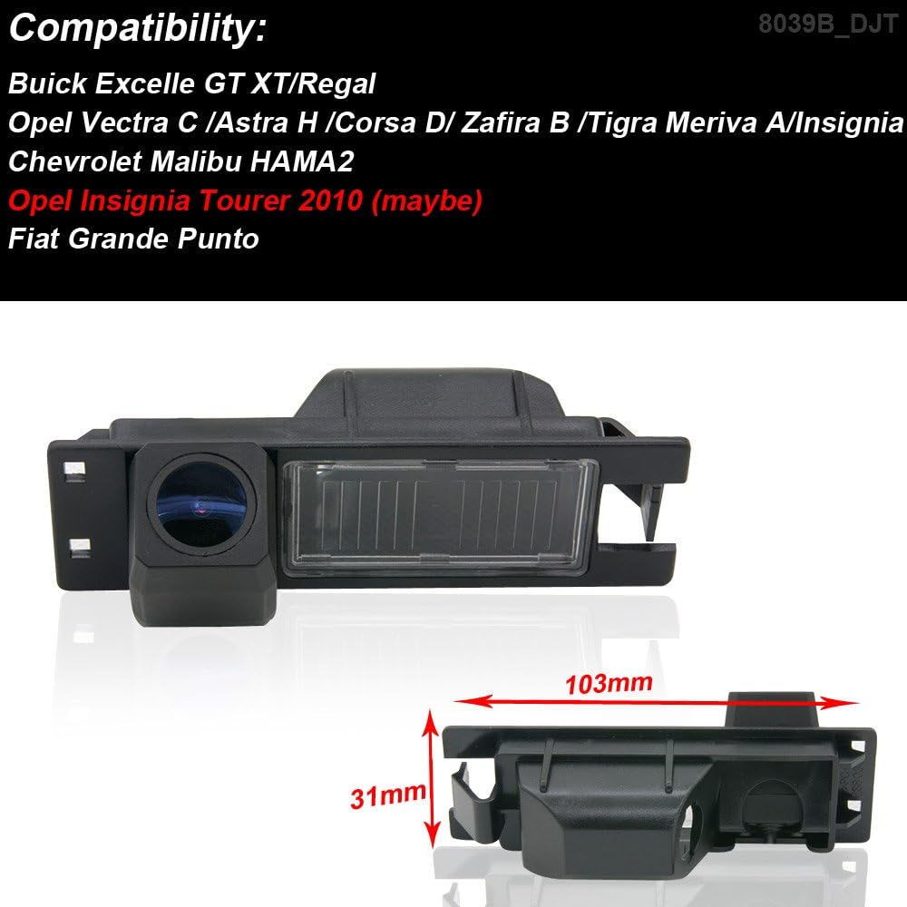 Navinio Nachtsicht Rückfahrkamera Einparkkamera Kamera Einparkhilfe Farbkamera Rückfahrsystem Einpar