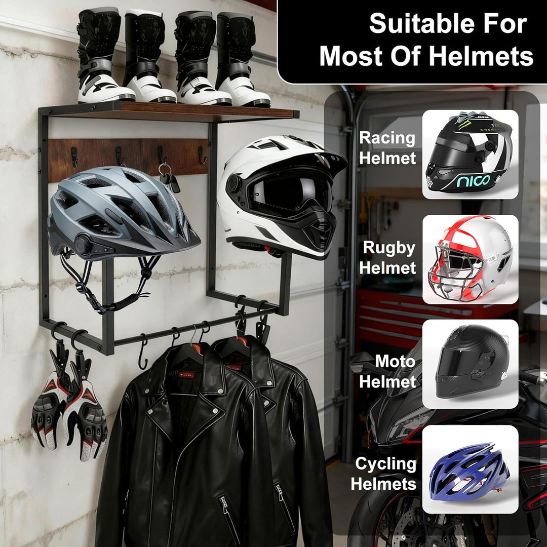 Helmhalter Wandhalterung Motorradhelm Halterung Wand,Motorradhelmhalter Plattenständer Display Organ