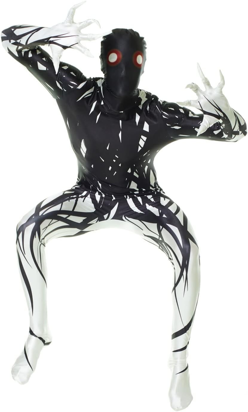 Morphsuits Zalgo Kostüm Erwachsene, Monster Verkleidung, Halloween und Karneval - XXL (186cm-206cm)