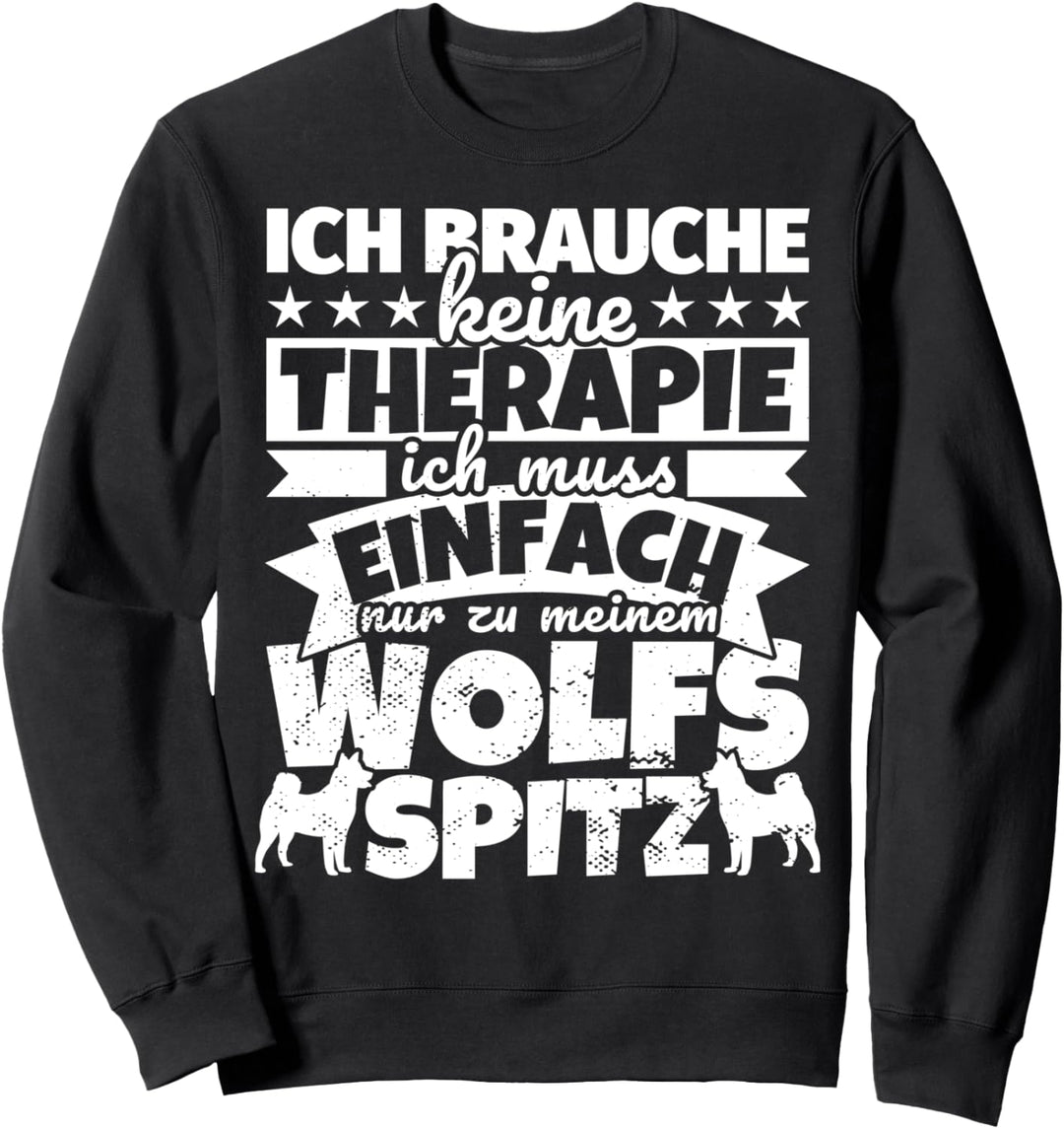 Wolfsspitz Herrchen Frauchen lustig Hunde Sweatshirt