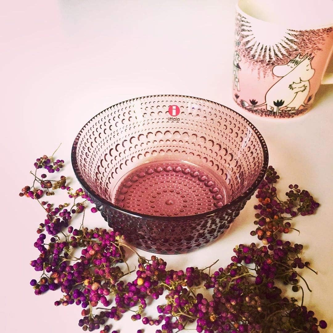 Iittala Kastehelmi Schale, Glas, 23 cl, Pflaume Lila Violett Purple Oiva Toikka