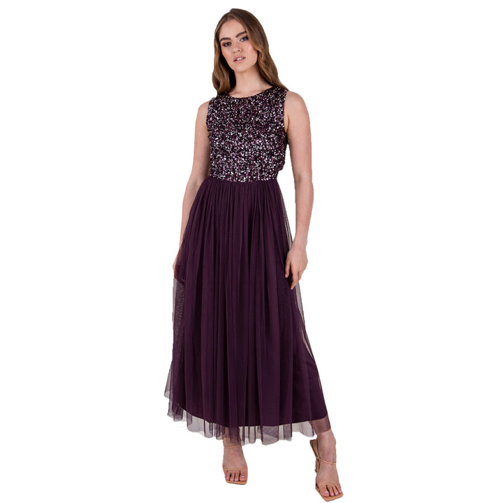Maya Deluxe Damen Bridesmaid Dress Beere 40, Beere 40