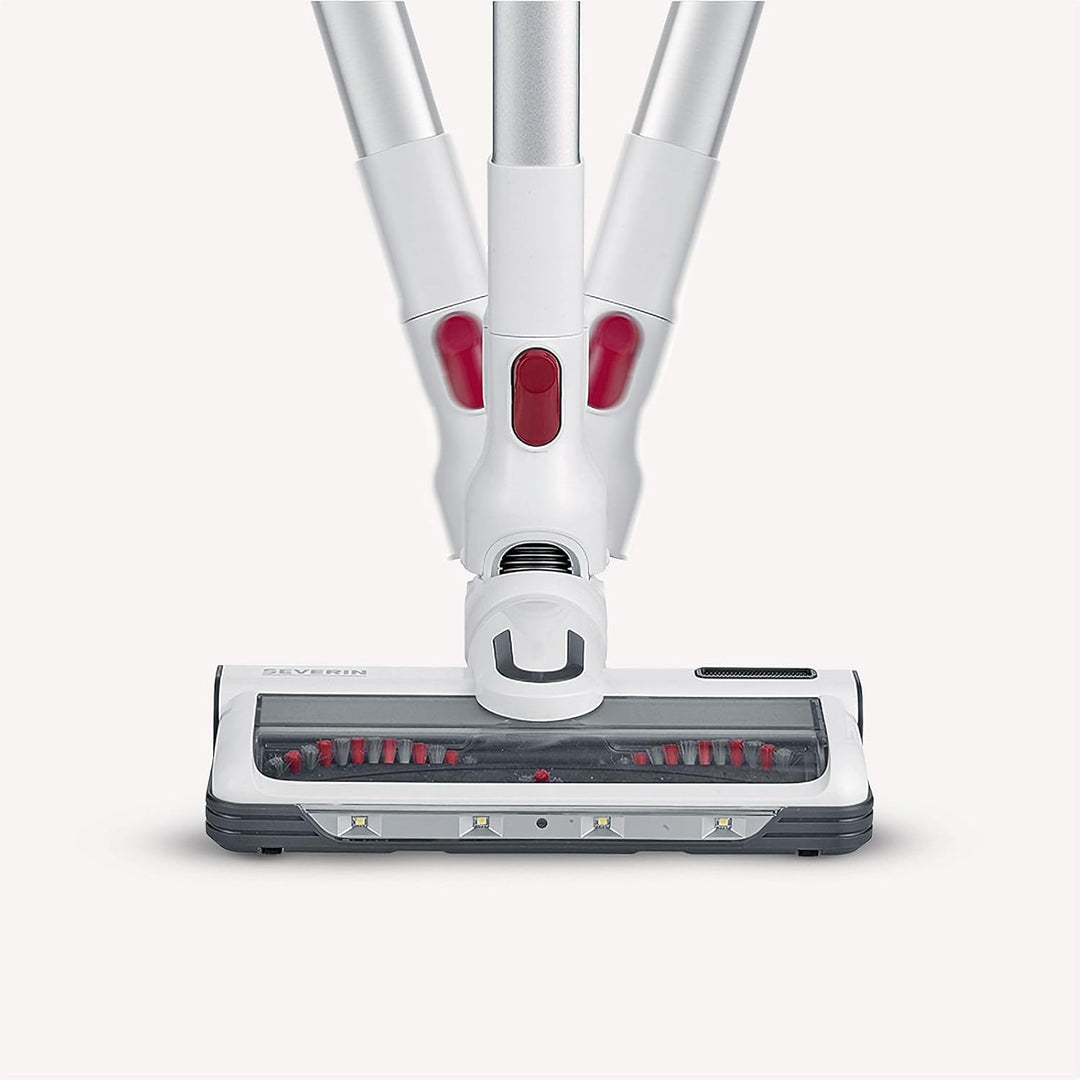 SEVERIN 2-in-1 Stiel- und Handstaubsauger, leistungsstarker Akku Staubsauger für Tierhaare, kabellos