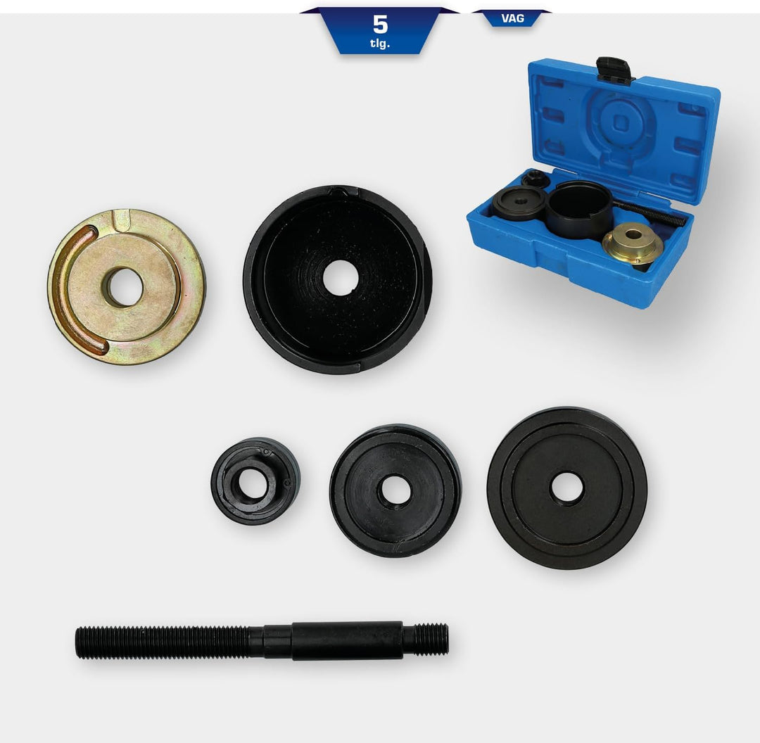 BRILLIANT TOOLS BT671900 Vorderachs-Querlenkerbuchsen-Werkzeug für VAG [Powered by KS TOOLS], 5-Tlg