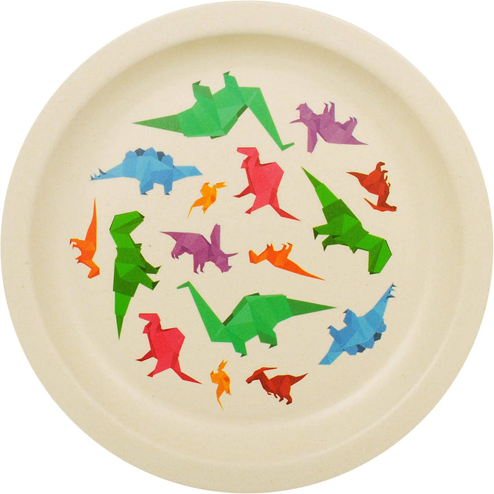 alles-meine.de GmbH 5 TLG. Set - Kunststoff - Geschirrset - Dinosaurier - Dino & T-Rex - BPA frei -