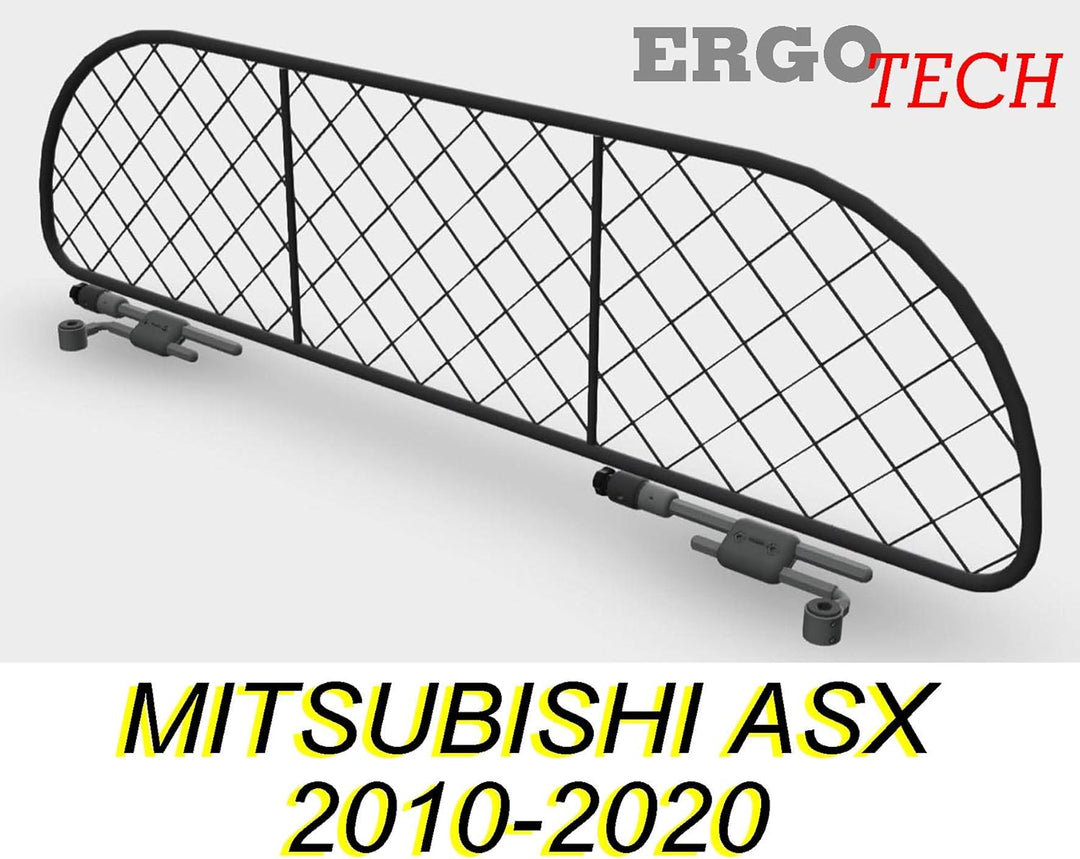 ERGOTECH Trennnetz Trenngitter Hundenetz Hundegitter für Mitsubishi ASX (2010-2020)