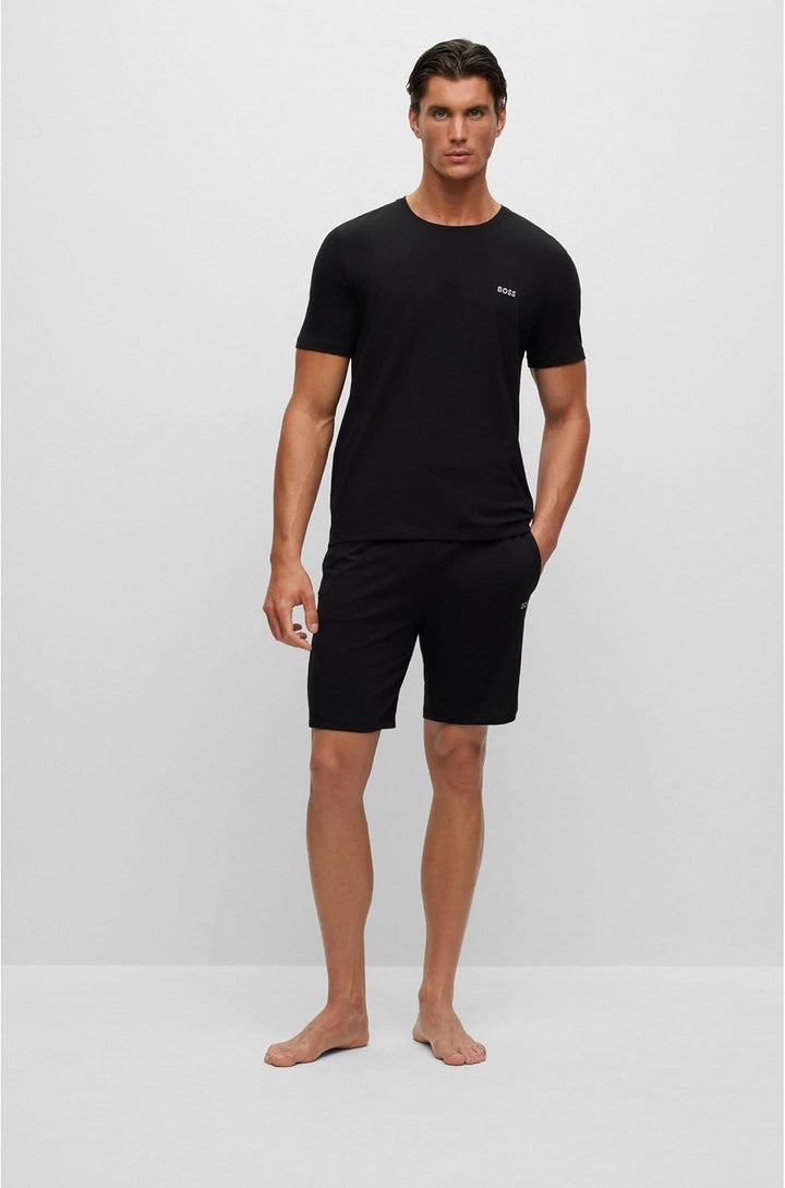 BOSS Herren Mix&Match R T-Shirt, Schwarz