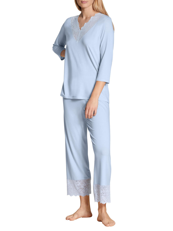 CALIDA Elegant Dreams 7/8-Pyjama Damen 48-50 Harmony Blue, 48-50 Harmony Blue