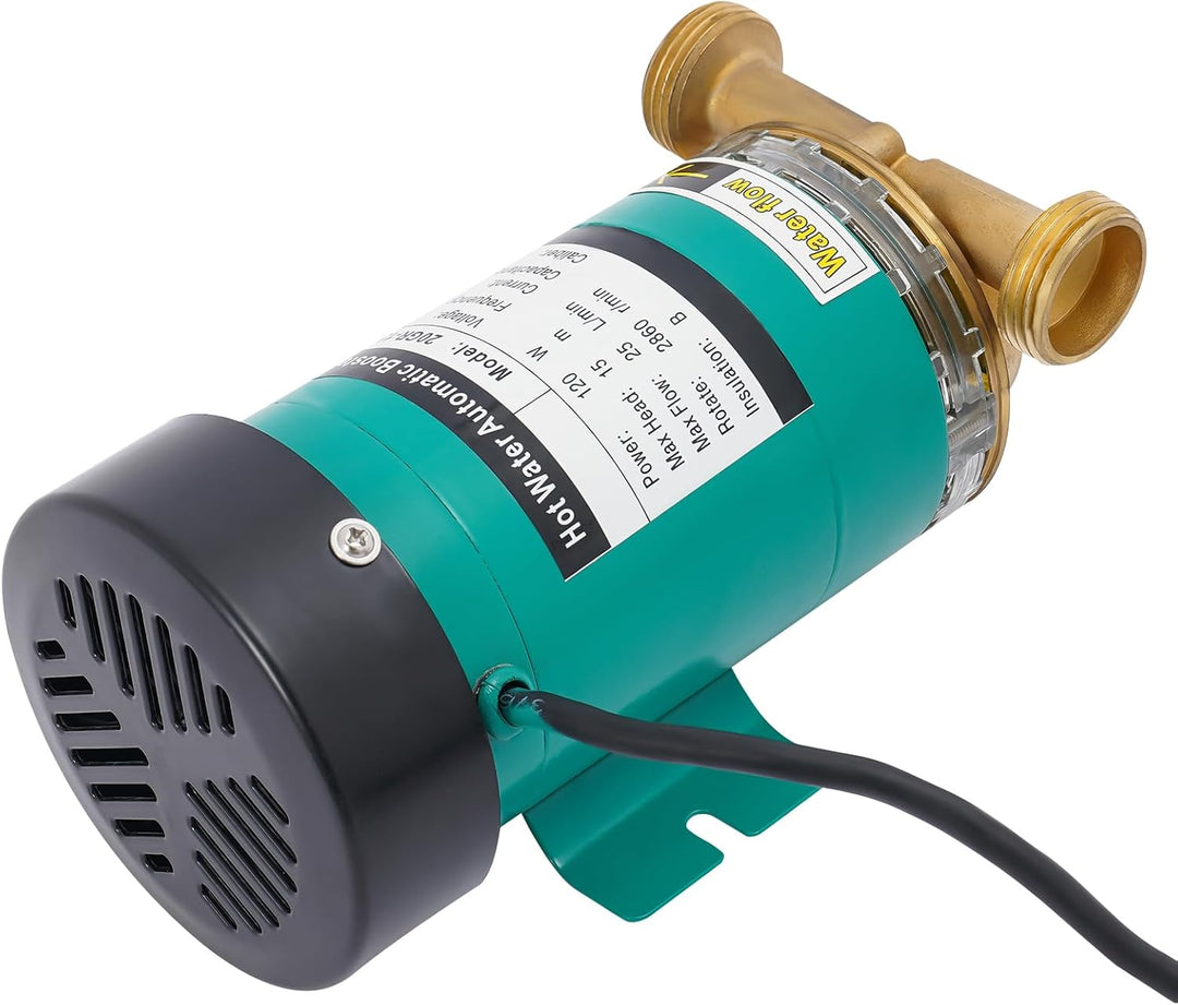 120W Pressure Booster Pump Home Garden Water Pump Shower Taps Booster Automatic On-Off Pressure Cont