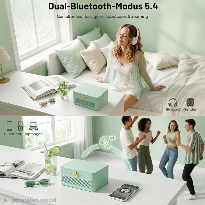 CD Player Tragbar Bluetooth: Kegaudio Radio mit CD-Player Tragbarer mit Lautsprecher Fernbedienung U