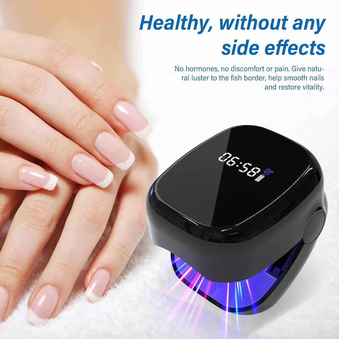 Nagelpilz Laser für Zuhause, Upgrade Nagelpilz Lasergerät【Upgrade 4*Blau & 2*Infrarotlicht】【Effektiv