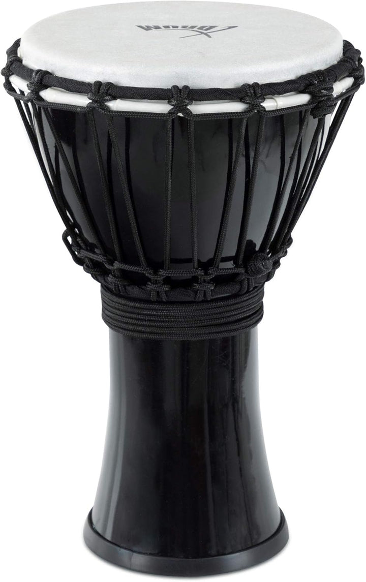 XDrum Primero Junior 31cm Djembe aus PVC - Korpus aus Kunststoff mit traditionellem Stimmsystem - Ko