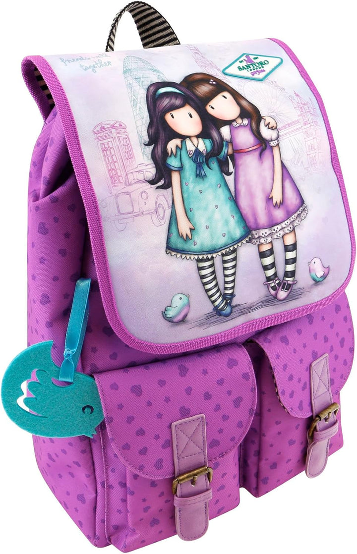 Gorjuss 652gj03 Rucksack, 41 cm, Violett (Violeta)