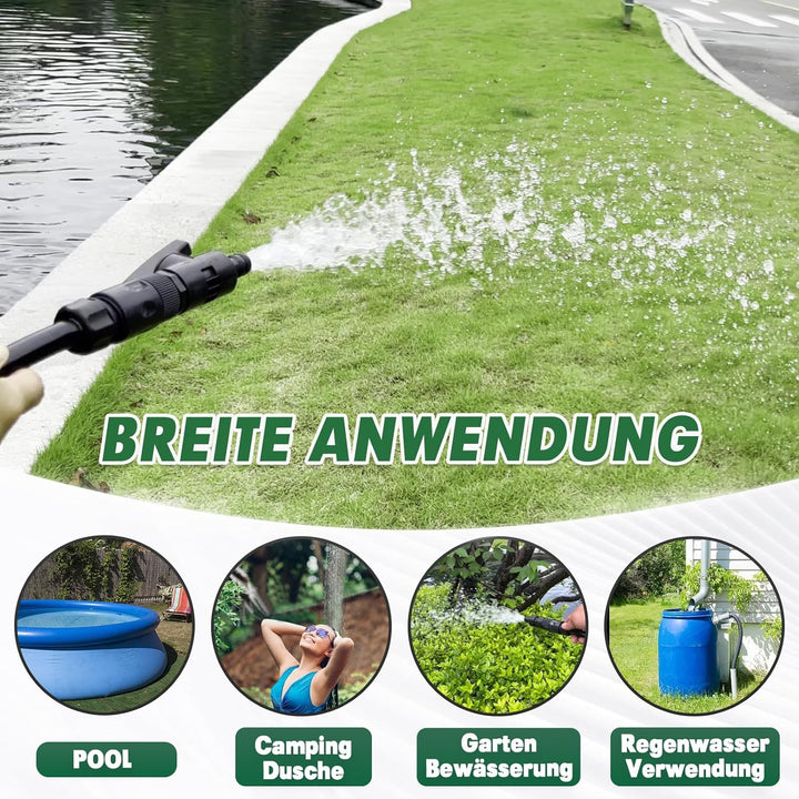 Mellif Akku Tauchpumpe für Makita Akku 18V, Wasserpumpe Akku Regenfasspumpe, Fördermenge 1800 L/h, m