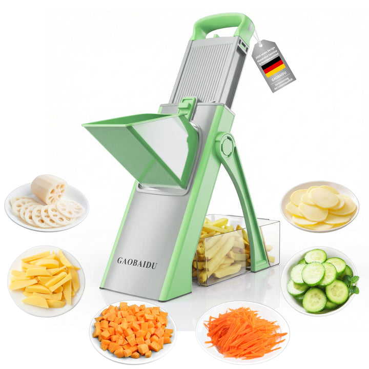 Mandoline Vegetable Slicer Pommesschneider Gurkenhobel，für die Küche, Zerkleinerer, Gemüseschneider