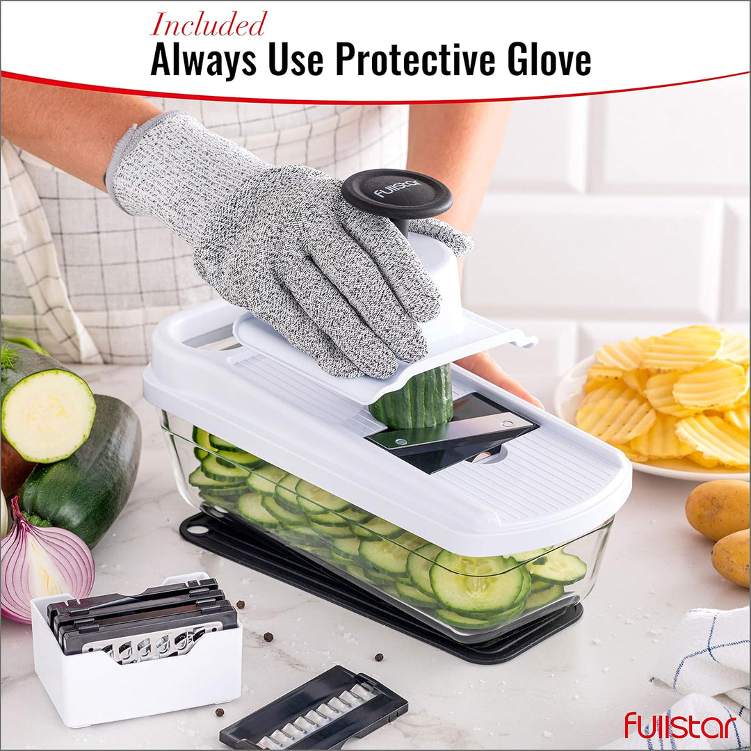 Mandoline Gemüsehobel Gemüsereibe - Gurkenhobel Dünne Scheiben - Reibe für Gemüse - Hobel Gemüse - K