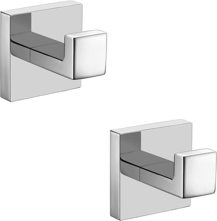 Nolimas Badetuchhaken SUS 304 Edelstahl, quadratisch, für Kleidung, Handtuch, Mantel, Kleiderhaken,