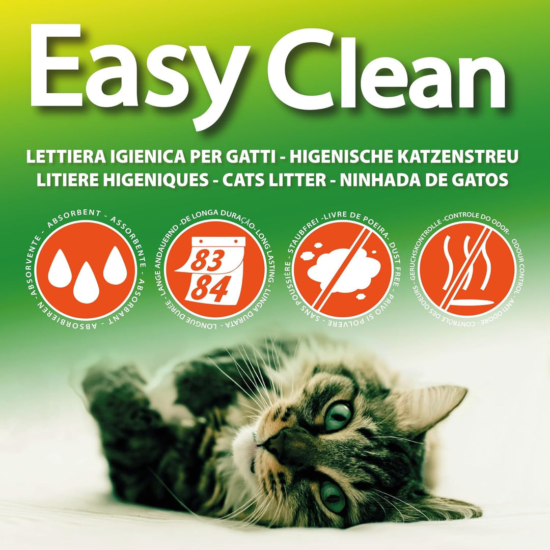 Croci Easy Clean - Katzenstreu aus Silikon - Sandstreu für Katzen in Silikonkristallen - Katzenstreu