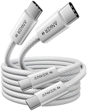 Anker 240W USB C Kabel [2 Stück 1,8m]+Anker 65W USB C Ladegerät