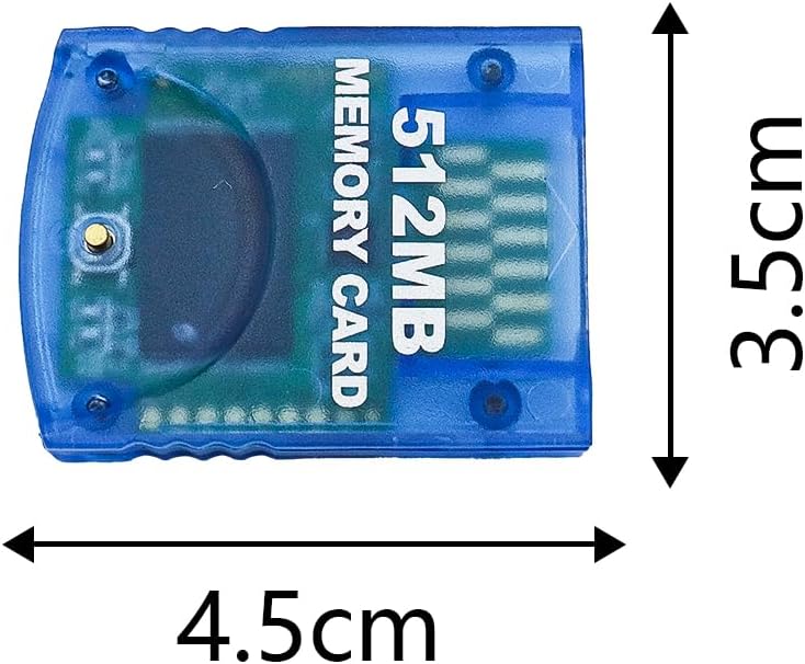 Tiardey 512 MB Gaming-Speicherkarte für WII/NGC/GC