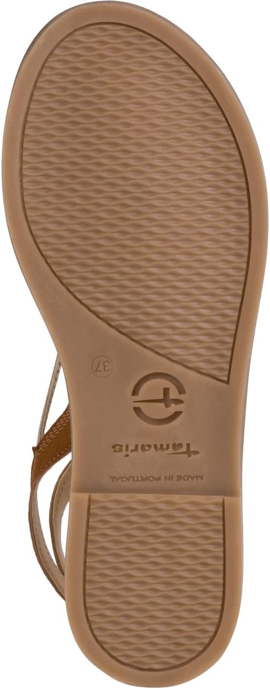 Tamaris Damen Römer-Style Sandalen 1-28117-26 Braun 40 EU Cognac Gold, 40 EU Cognac Gold