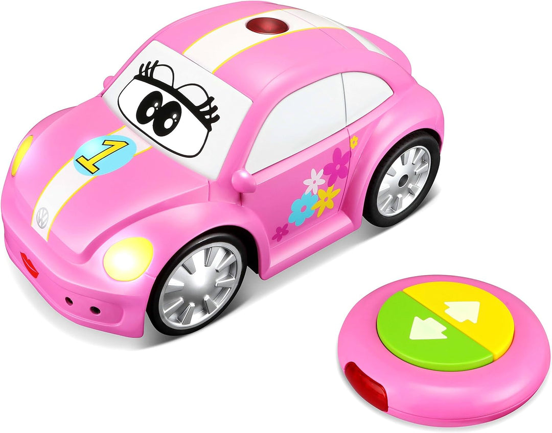 Bburago Maisto France 92003R Volkswagen Spielzeugauto für Kinder, Rosa, Rosa