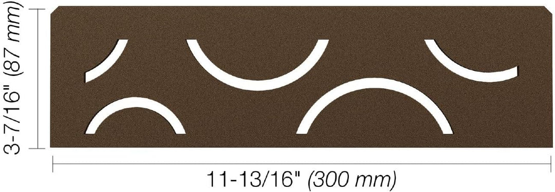 Schlüter SHELF N S1 Ablage Curve Bronze