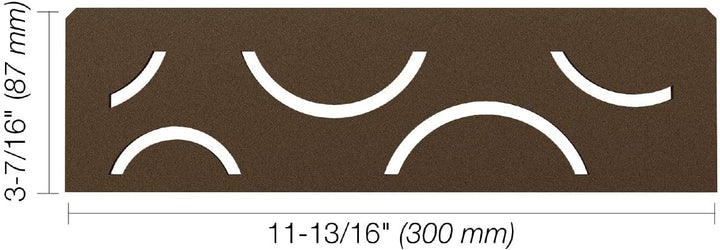 Schlüter SHELF N S1 Ablage Curve Bronze
