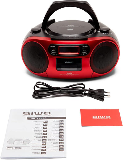 AIWA BBTC-660DAB/RD - Boombox DAB+