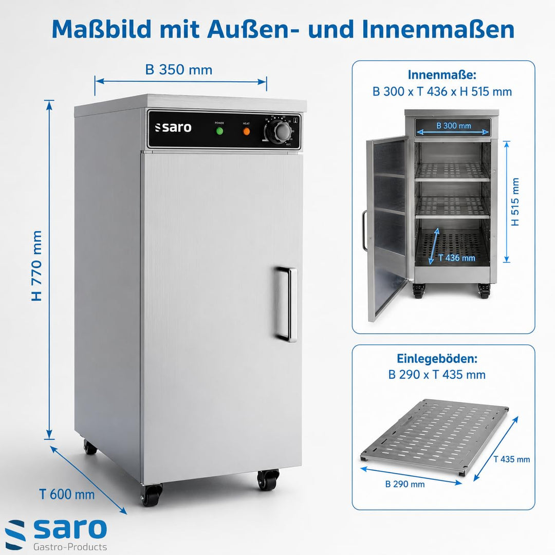 Saro 443-1070 Tellerwärmeschrank Modell TW 60