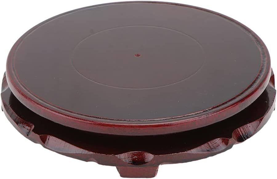 YARNOW Drehteller Drehscheibe Blumentopf Rund Untersetzer Drehbar 24cm Desktop Drehbühne für Büro Zu