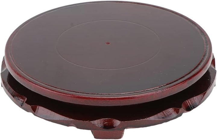 YARNOW Drehteller Drehscheibe Blumentopf Rund Untersetzer Drehbar 24cm Desktop Drehbühne für Büro Zu