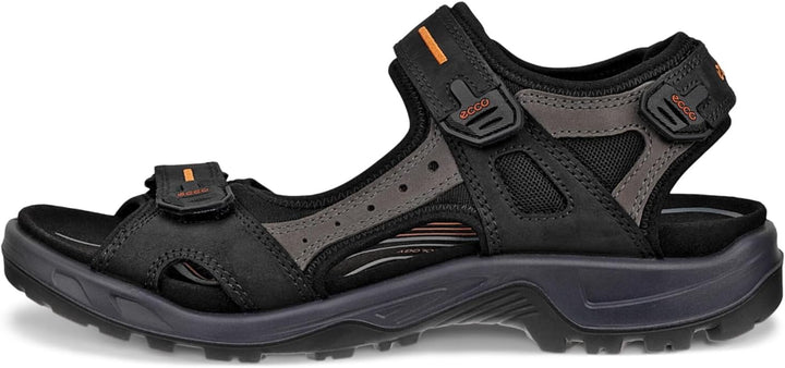 ECCO Herren Yucatan Sandal 40 EU Black Mole Black, 40 EU Black Mole Black