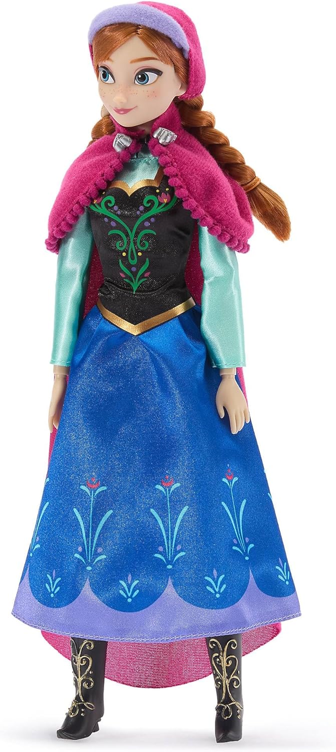 Disney Store Official - Die Eiskönigin - Anna - Klassische Puppe für Kinder - 30 cm/12" - Voll beweg